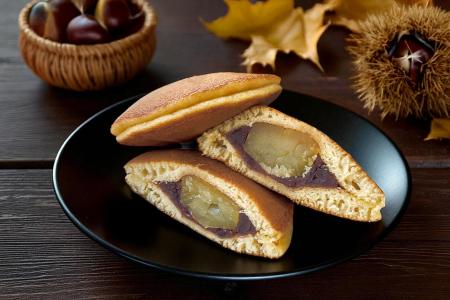 【9/10発売】どら焼き界の“秋の覇者”登場!一粒栗が丸 【9/10発売】どら焼き界の“秋の覇者”登場!一粒栗が丸
