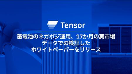 Tensor Energy、蓄電池のネガポジ運用、17か月の実市 Tensor Energy、蓄電池のネガポジ運用、17か月の実市