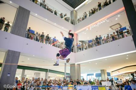 話題のアーバンスポーツ“スラックライン”今年のプロリ