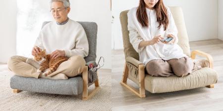 座面幅65cm！のびのびくつろげてあぐらもかける幅広座