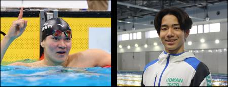 味の素(株)、競泳 松下 知之選手・村佐 達也選手とパ