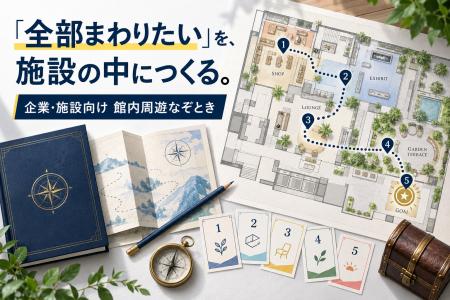 「全部まわりたい」を施設の中につくる。なぞときっず 「全部まわりたい」を施設の中につくる。なぞときっず