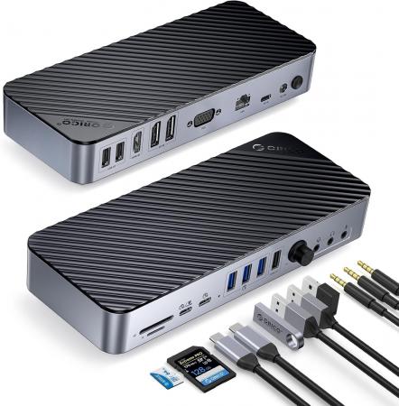 ORICO、20-in-1 USB-Cドックを発表。最大4画面・10Gbp ORICO、20-in-1 USB-Cドックを発表。最大4画面・10Gbp