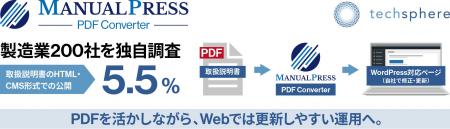 製造業200社を独自調査、取扱説明書のWeb運用課題に応