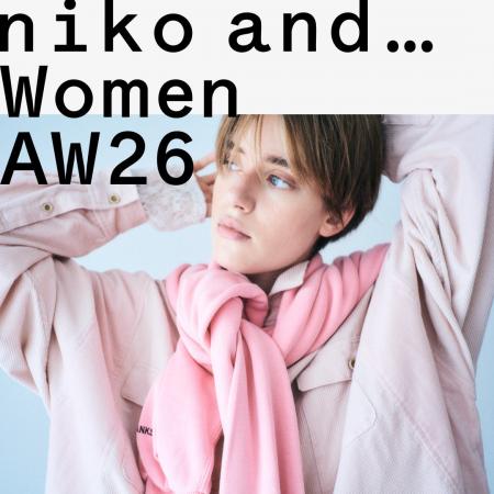 【niko and ...】2026秋冬の最新WOMENS LOOKを2026年9