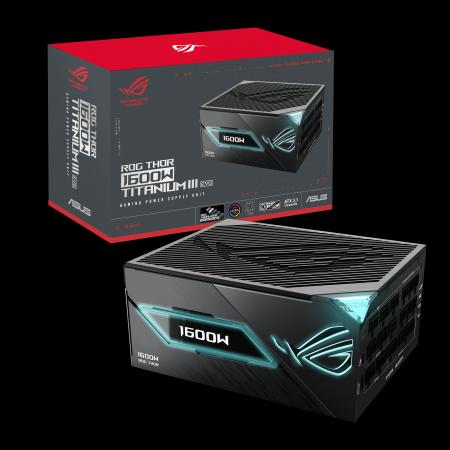 ROG Equalizerケーブル付属の1600W ATX電源「ROG-THOR