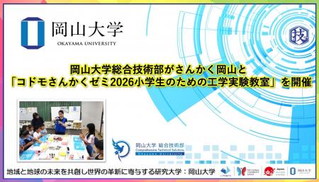 【岡山大学】岡山大学総合技術部がさんかく岡山と「コ