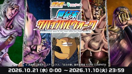 【9/13は北斗の拳の日】アニメ「北斗の拳」×ウォーキ