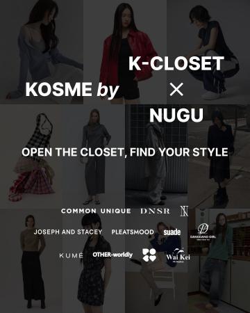 [KOSME by K-CLOSET x nugu] 韓国ブランド合同ポップ
