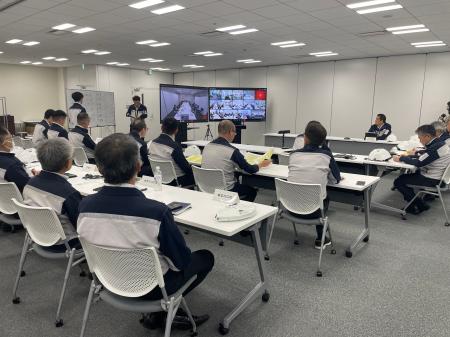 グループ会社を含む全社合同での大規模災害対策訓練を