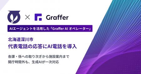 北海道深川市、代表電話でのAI応答に「Graffer AIオペ 北海道深川市、代表電話でのAI応答に「Graffer AIオペ