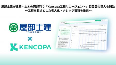 屋部土建が建築・土木の両部門で「Kencopa工程AIエー
