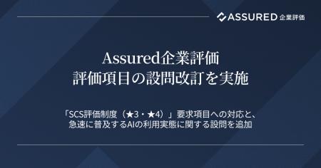 取引先企業のセキュリティ信用評価「Assured企業評価 取引先企業のセキュリティ信用評価「Assured企業評価