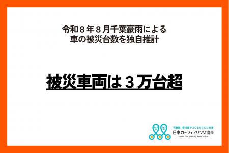 千葉豪雨の被災車両は約3万台と推計　うち約1万5,000