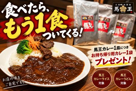 カレーを食べたら、カレーがもう1食ついてくる!馬肉 カレーを食べたら、カレーがもう1食ついてくる!馬肉