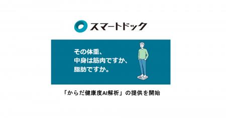 スマートドック、「からだ健康度AI解析」の提供を開始