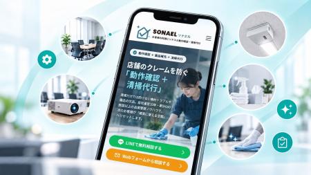 店舗・無人施設向け運営サポートサービス「SONAEL（ソ