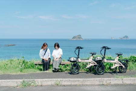 「漕がない」電動サイクルで、隠岐・海士町の島旅をも 「漕がない」電動サイクルで、隠岐・海士町の島旅をも