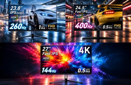 異なる強みを備えたゲーミングモニター『GRAVIX』登場