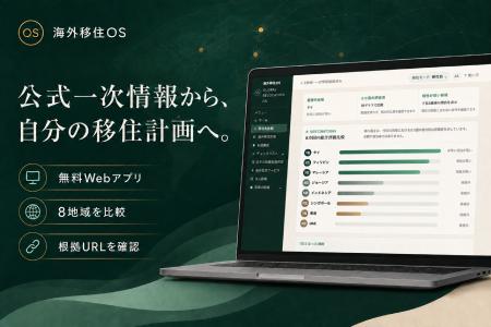 無料Webアプリ「海外移住OS」を正式公開｜Silver Cres