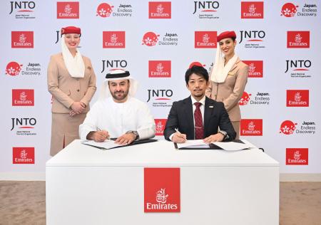 エミレーツ航空、日本政府観光局(JNTO)と新たな覚書 エミレーツ航空、日本政府観光局(JNTO)と新たな覚書