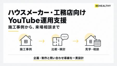 ハウスメーカー・工務店のYouTubeを来場相談につなぐ ハウスメーカー・工務店のYouTubeを来場相談につなぐ