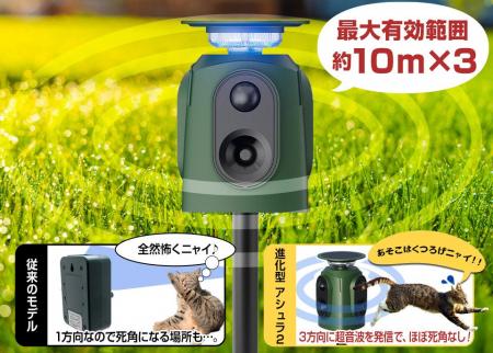 実りの秋は、動物にとっても収穫期。3面センサーで死 実りの秋は、動物にとっても収穫期。3面センサーで死