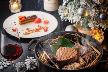 【ホテルオークラ京都 岡崎別邸】クリスマスシーンを