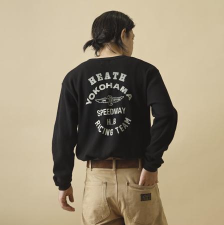HEATHがデザインを、BARNS OUTFITTERSが生地を、BUTTO HEATHがデザインを、BARNS OUTFITTERSが生地を、BUTTO