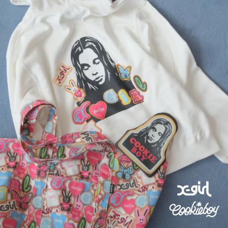 X-girl x COOKIEBOYコラボレーション発売
