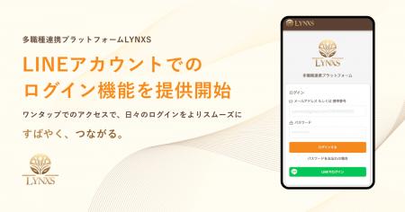 多職種連携プラットフォーム「LYNXS」、LINEアカウン 多職種連携プラットフォーム「LYNXS」、LINEアカウン