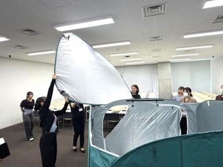 【跡見学園女子大学】妊産婦・乳児救護所訓練をutf-8 【跡見学園女子大学】妊産婦・乳児救護所訓練をutf-8