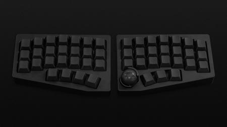 遊舎工房、トラックボール付き分割キーボード「Keychr