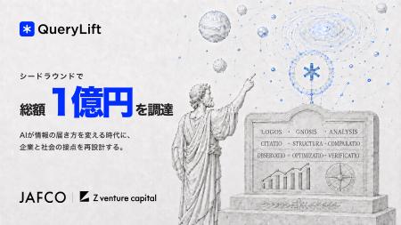 GEOプラットフォーム「QueryLift」、JAFCO・Z Venture