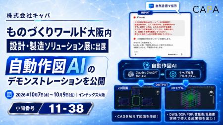 株式会社キャパ、「設計・製造ソリューション展［大阪