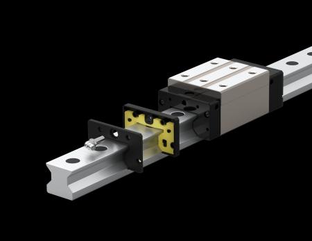 潤滑ユニット「NSK K1-L(TM)」を搭載したローラガイド 潤滑ユニット「NSK K1-L(TM)」を搭載したローラガイド