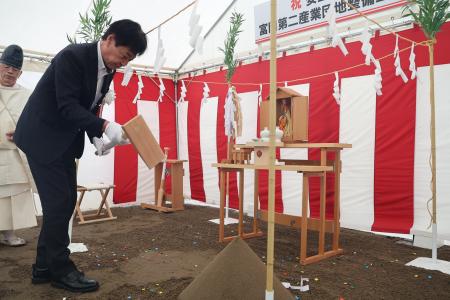 地域経済の活性化へ　富岡第二産業団地の整備が本格始