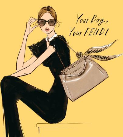 フェンディ、LINE限定コンテンツ「Your Bag, Your FEN フェンディ、LINE限定コンテンツ「Your Bag, Your FEN