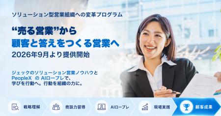 AIロープレで、営業変革を「学び」から「実践・定着」 AIロープレで、営業変革を「学び」から「実践・定着」