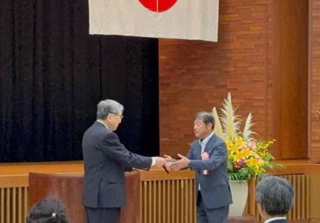 中部善意銀行より感謝状をいただきました