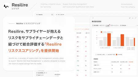 Resilire、サプライヤーが抱えるリスクをサプライチェ Resilire、サプライヤーが抱えるリスクをサプライチェ