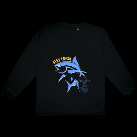 UP-Tから快適な着心地のプリンタブルドライ長袖Ｔシャ