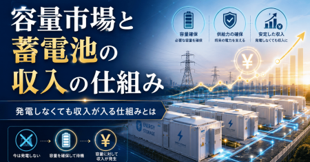 なぜ蓄電池は容量市場で取引しやすいのか――その理由を なぜ蓄電池は容量市場で取引しやすいのか――その理由を