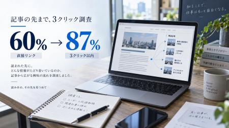 【独自調査】オウンドメディアの記事からどこへ誘導す 【独自調査】オウンドメディアの記事からどこへ誘導す