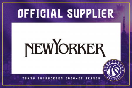 【NEWYORKER】東京サンロッカーズのオフィシャルサプ 【NEWYORKER】東京サンロッカーズのオフィシャルサプ