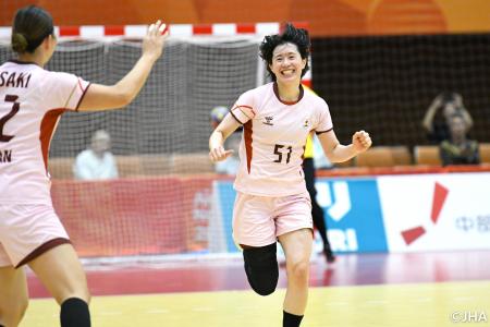 ハンドボール女子日本代表・吉留有紀選手　国際試合通