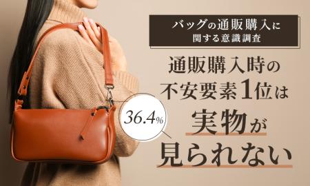 【バッグの通販購入に関する意識調査】通販購入時の不 【バッグの通販購入に関する意識調査】通販購入時の不