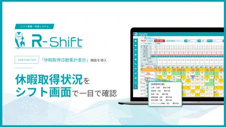 シフト管理クラウド「R-Shift」、休暇の取り漏れ・偏 シフト管理クラウド「R-Shift」、休暇の取り漏れ・偏