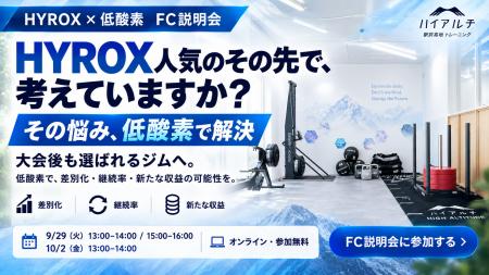 【HYROX（ハイロックス）ジム向けフランチャイズ】低