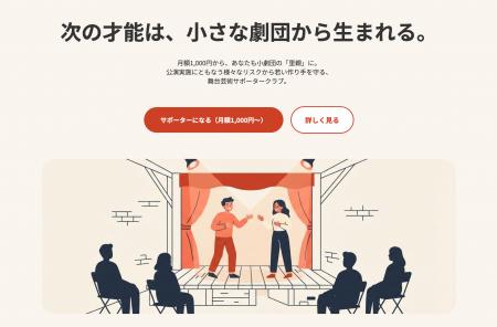 日本の演劇をサポートしたい人と未来を担う演劇人をつ